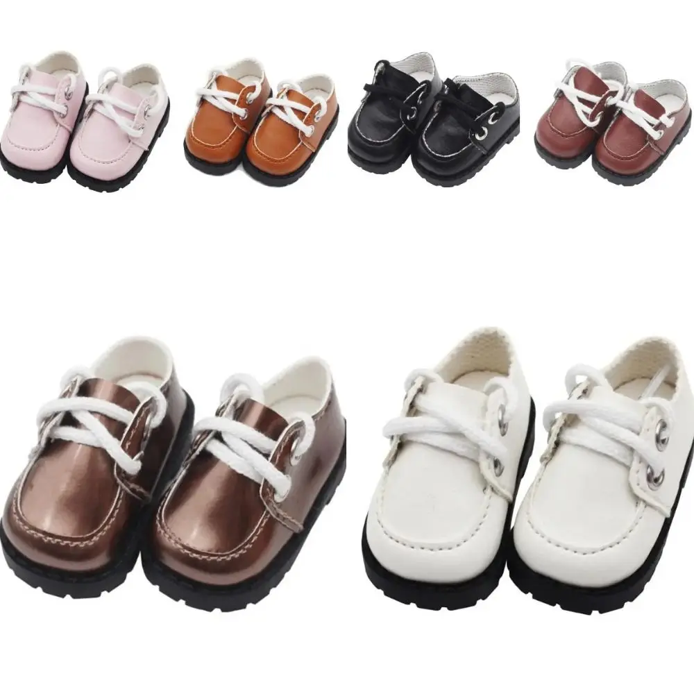 Zapatos de muñeca en cuero PU ligeros para disfraz y juegos