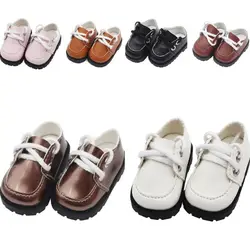 Zapatos de muñeca en cuero PU ligeros para disfraz y juegos