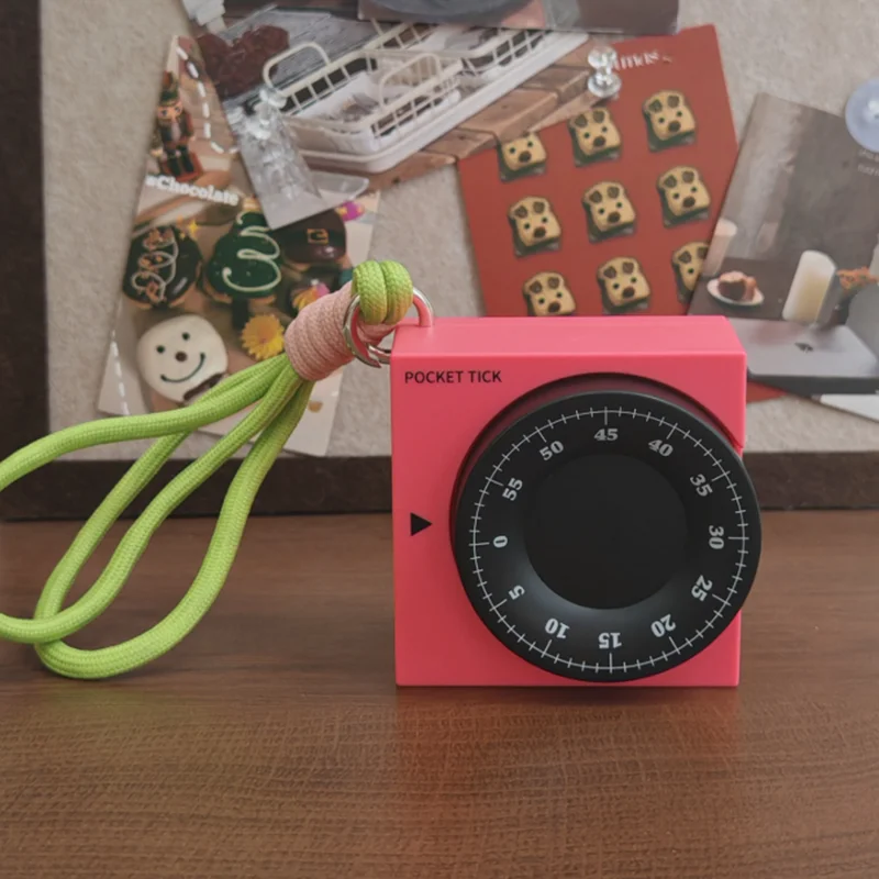 Temporizador de cocina mecánico portátil con alarma sonora - imagen 3
