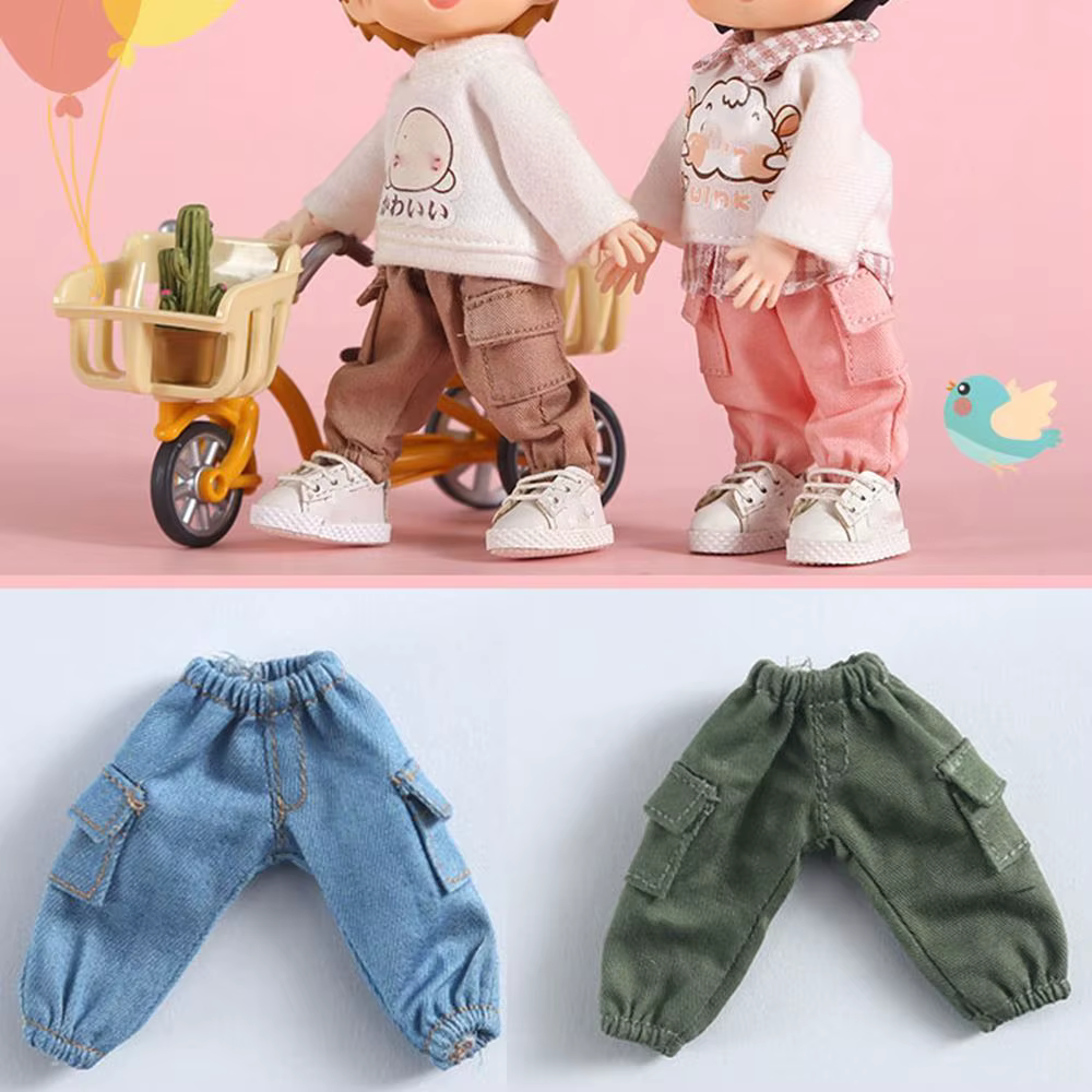 Pantalones Ob11 en color kaki mostrando detalle de bolsillo tipo herramienta y cintura elástica