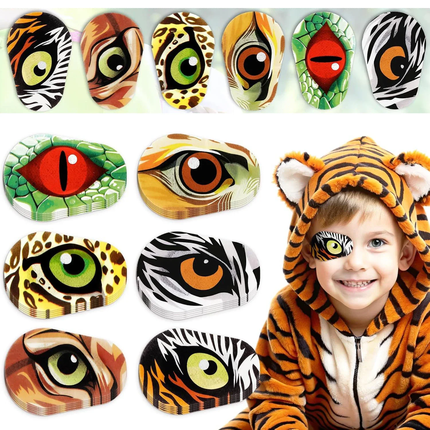 Parches oclusivos con dibujos animados para ojo vago infantil - imagen 4