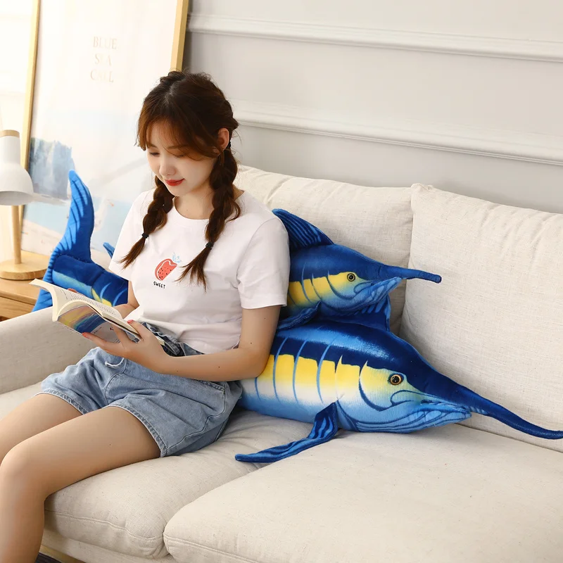 Bluefin peluche de atún azul suave para decoración infantil - imagen 5