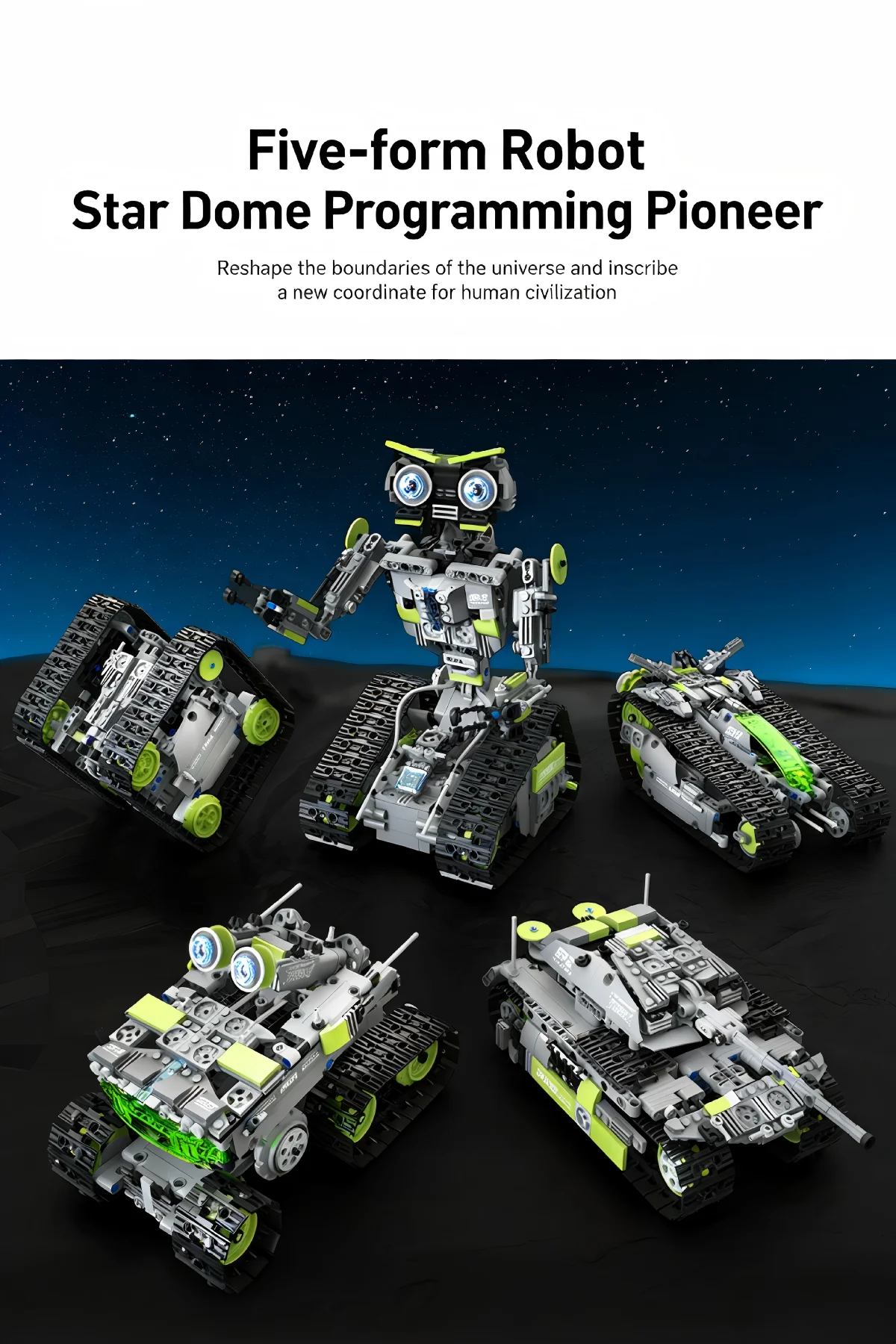 Robot transformable 5 en 1