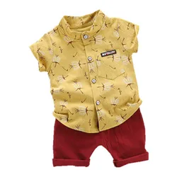 Conjunto deportivo de verano para niño – Camiseta y pants cortos