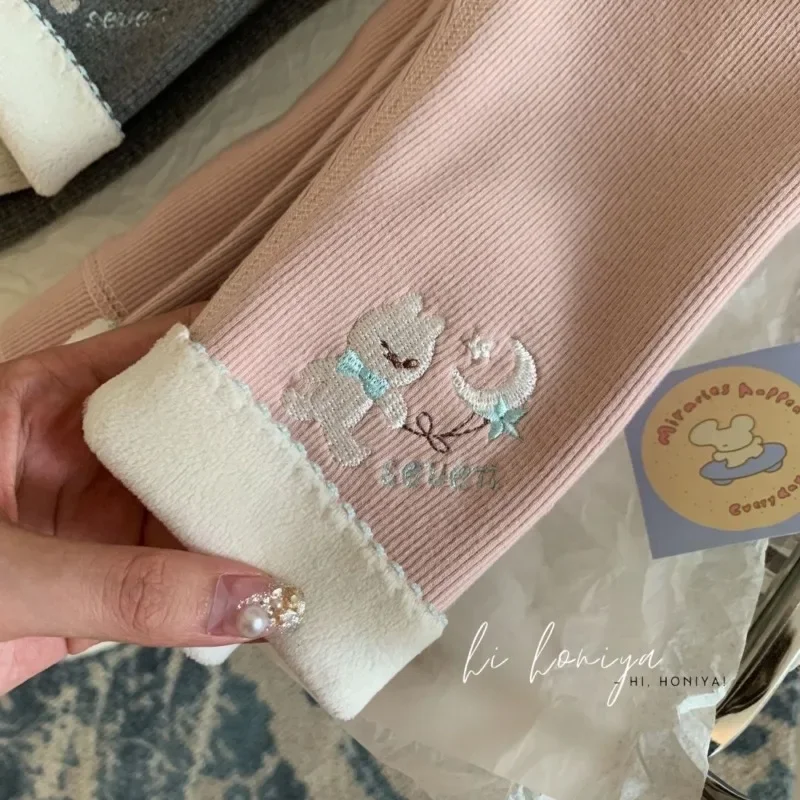 Leggings de lana cálidos para niños – Invierno acogedor