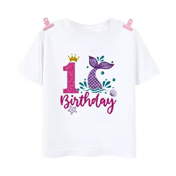 Camiseta estrella de mar para niña - suave algodón y cumpleaños