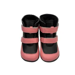 TipsieToes Botas de cuero genuino con forro piel para bebé