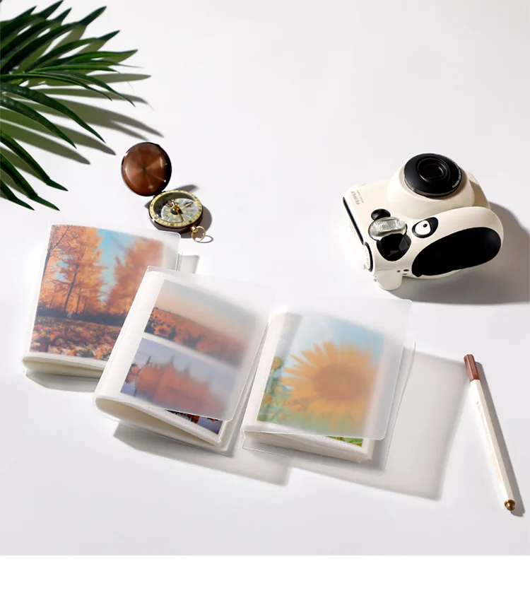 Álbum de fotos transparente Somenie con bolsillos laminados