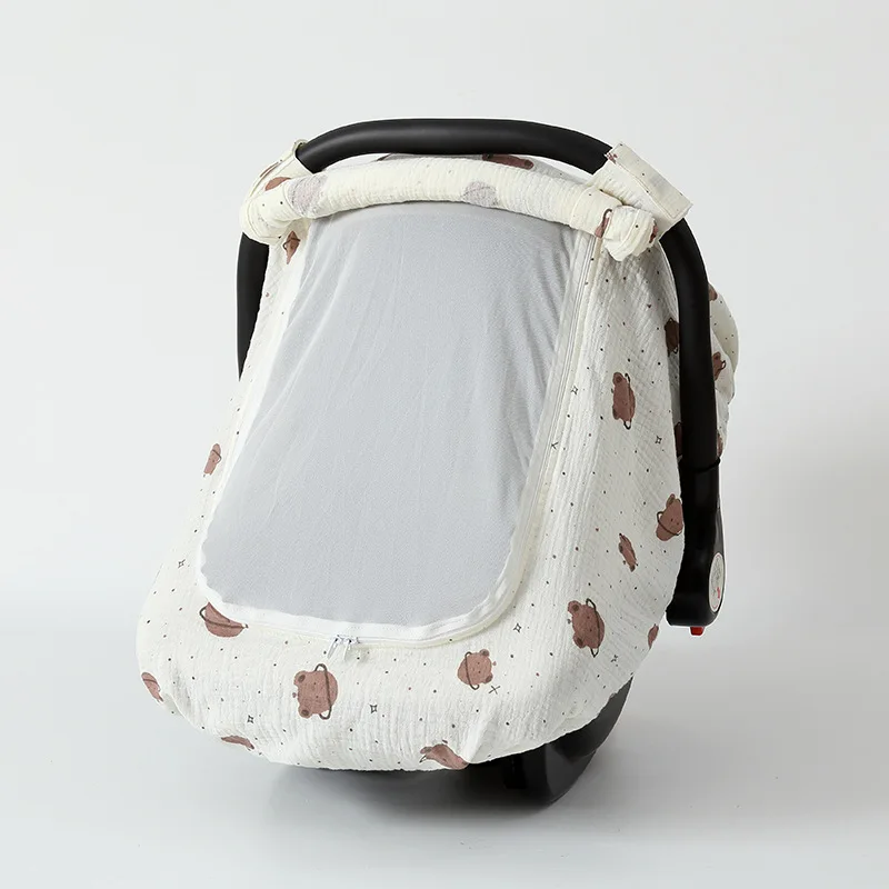 Mosquitero universal para cochecito con malla transpirable y plegable - imagen 4