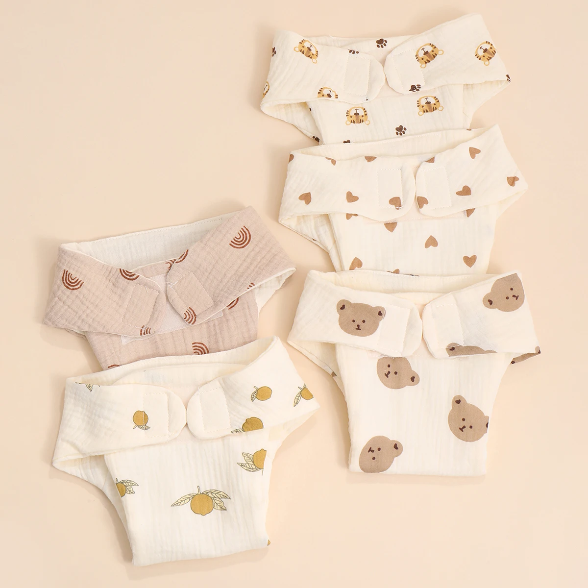 Pantalones de aprendizaje impermeables para bebé – Algodón reutilizable - imagen 2