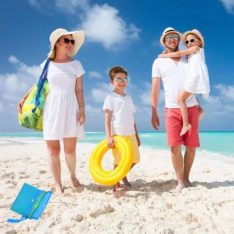 Bolsa de playa malla portátil para juguetes y baño infantil - imagen 3