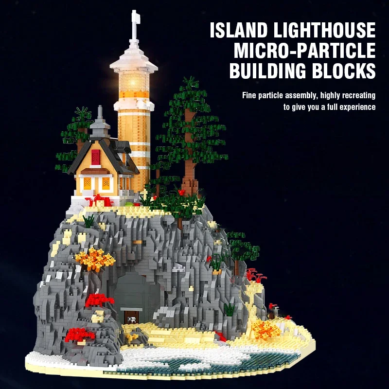 Faro juguetes bloques de construcción educativos para niños - imagen 4