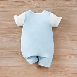 Pijama body bebé manga corta estampado huevos de Pascua