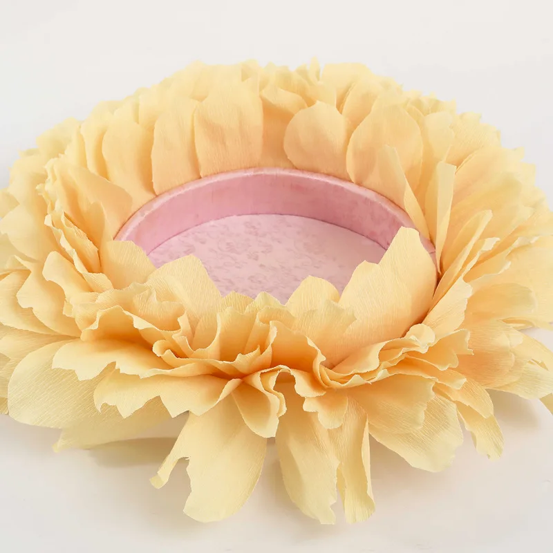Cojín de loto con manta floral para fotos de recién nacidos - imagen 3