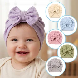 MILANCEL gorro bebé con lazo dulce y capucha suave para recién nacido