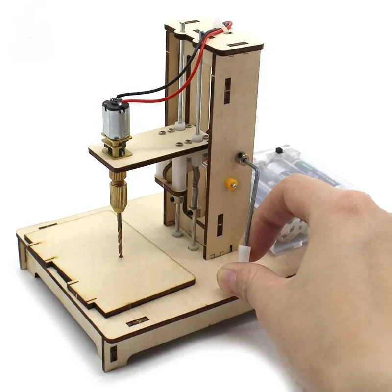 Kit STEM con robot y mini taladro para niños