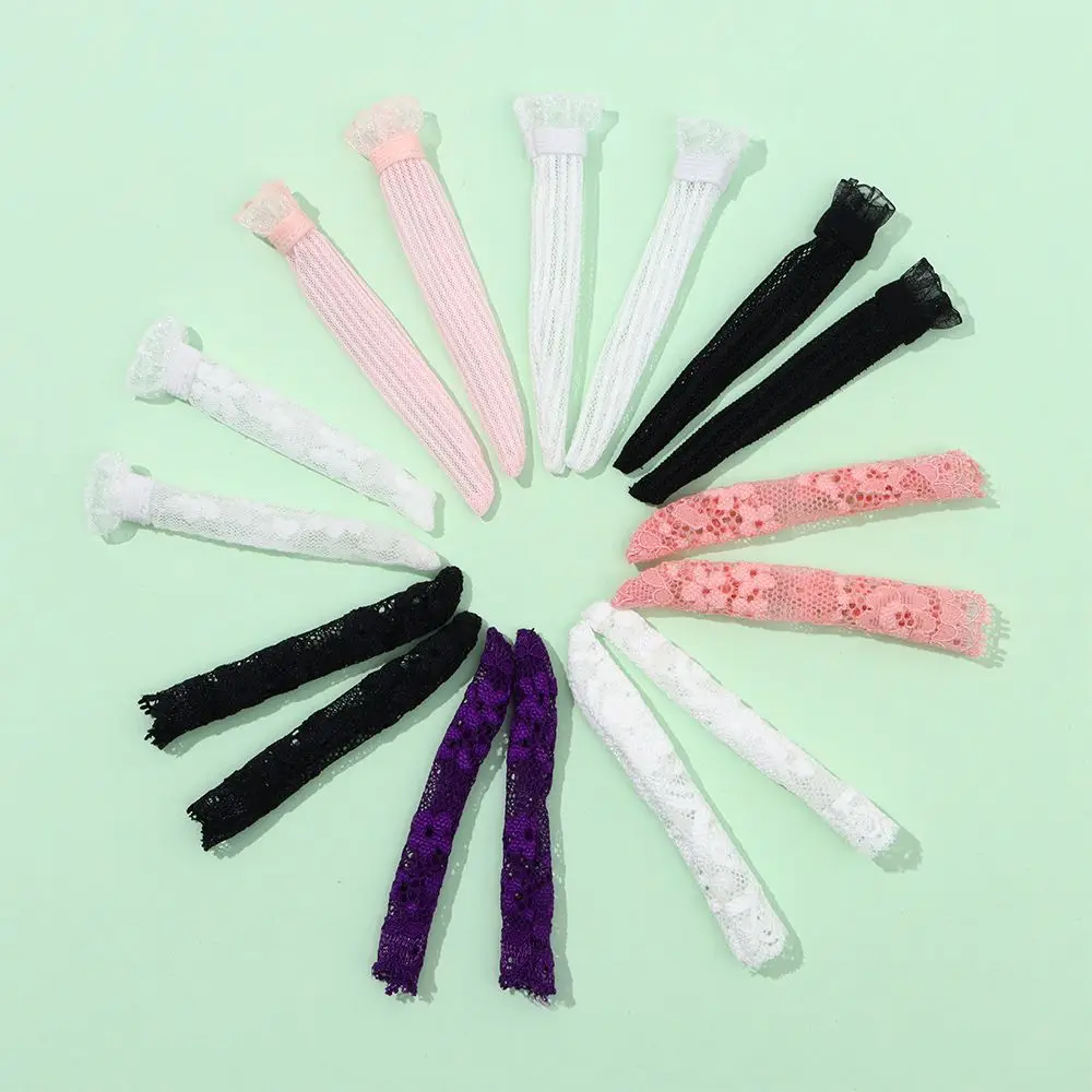 Leggings de encaje para niña – Medias elásticas suaves de algodón