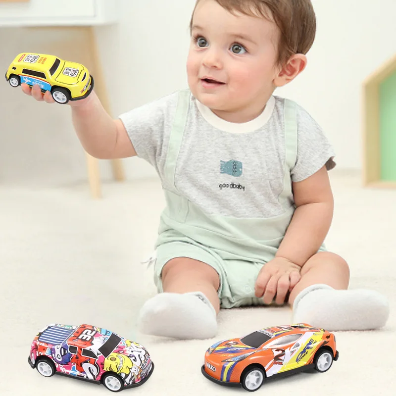 Coche de inercia plástico para niños – Juego coleccionable regalo - imagen 4