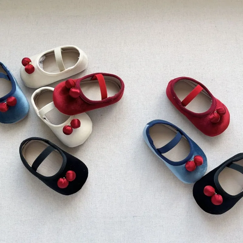 Zapatos de princesa en piel para primeros pasos bebé - imagen 2