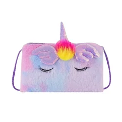 Mochila unicornio para bebé con alas y clip decorativo