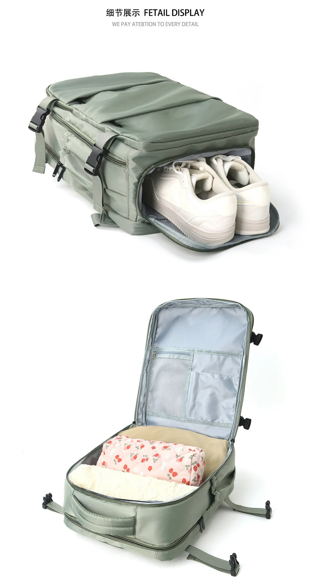 Diseño funcional para viajes y uso diario