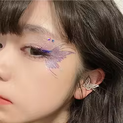 Canthus Tatuajes temporales alas de mariposa impermeables para niños