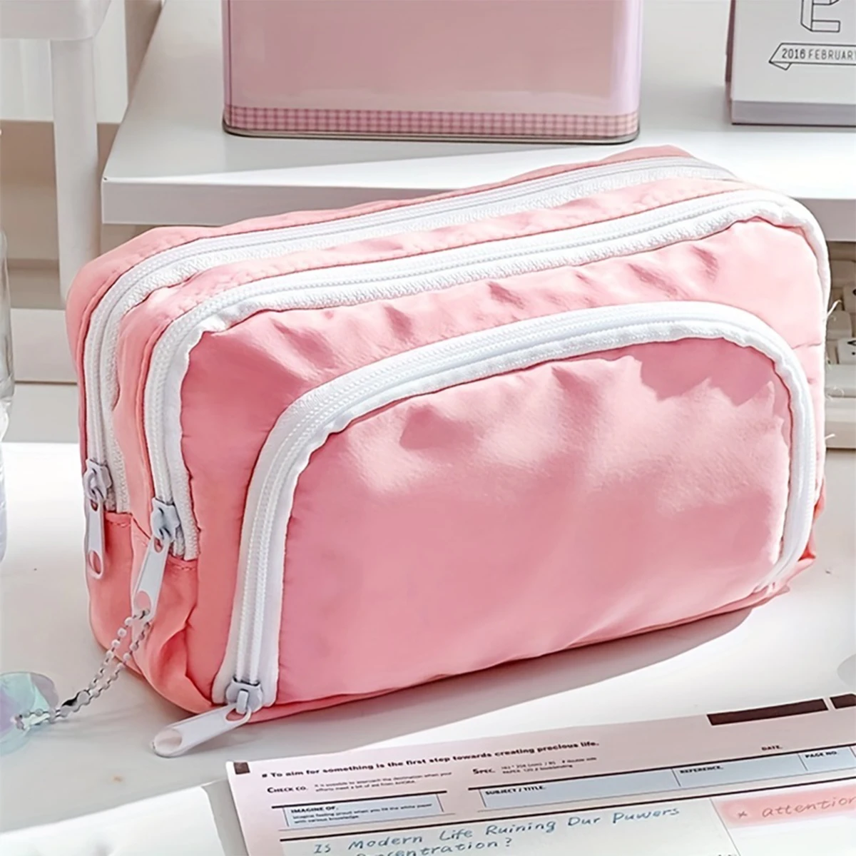 Estuche escolar Kawaii para niños - Diseño coreano