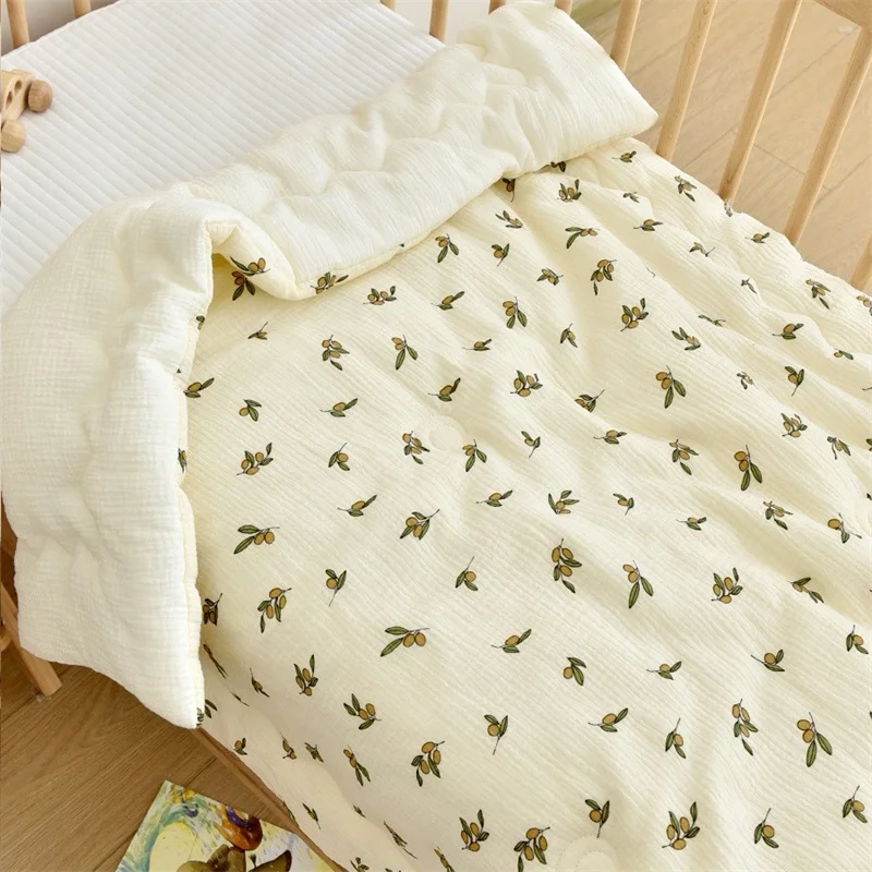 Edredón muselina de algodón bebé - Manta infantil primavera/invierno - imagen 3
