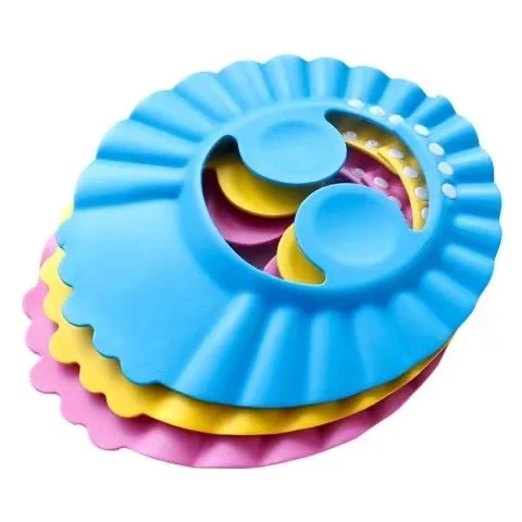 Gorro de baño ajustable con protección para oídos de bebé - imagen 3
