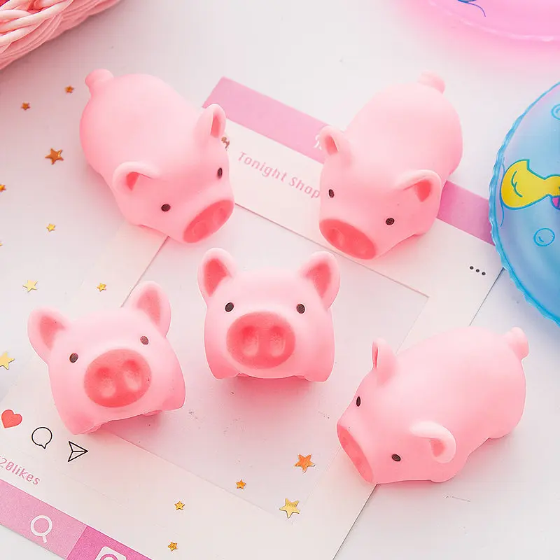 Cerdito exprimible para decoración festiva