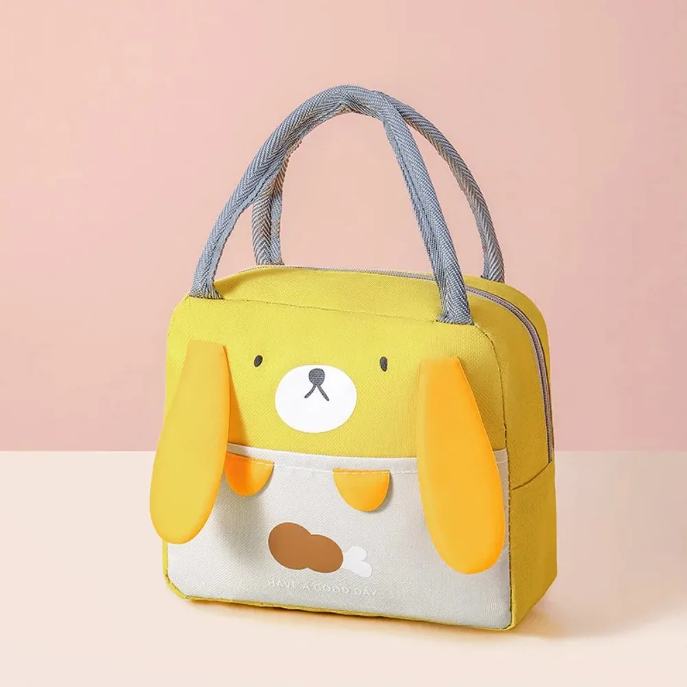 Bolsa térmica de almuerzo aislada porta alimentos con estampado
