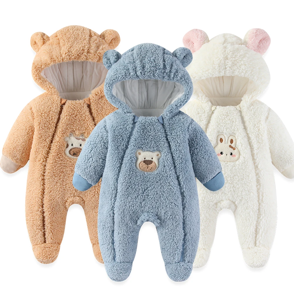Mono de invierno térmico para bebé niña – Algodón suave