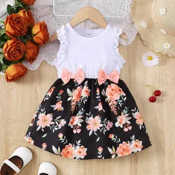 Vestido floral sin mangas para niña – Ideal verano y celebraciones