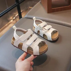 Sandalias de bebé antideslizantes con suela blanda para verano