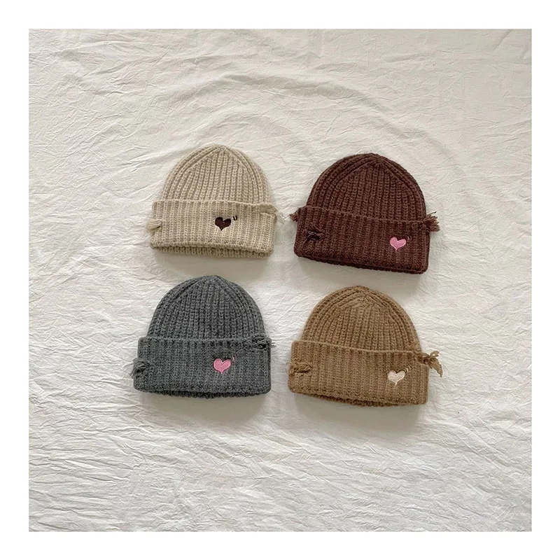 MILANCEL gorro de invierno tejido cálido para niños – amor - imagen 5