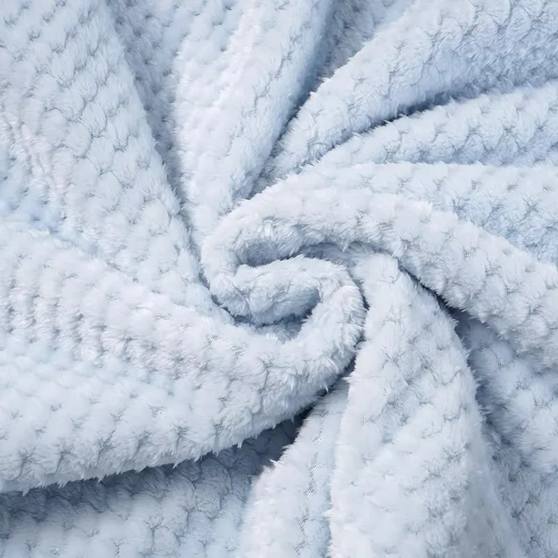 Manta de bebé franela con dibujos y peluche para siesta - imagen 5