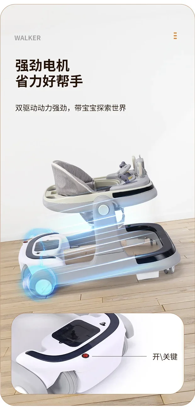 Carrito de mano asistente listo para aprender a caminar