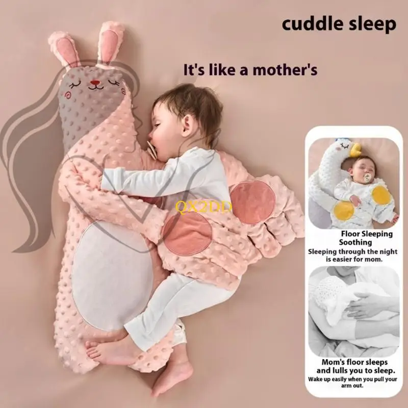 QX2D Juguete almohada ergonómica calmante para bebés, antiestrés