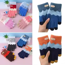 Guantes de invierno térmicos acolchados para niños