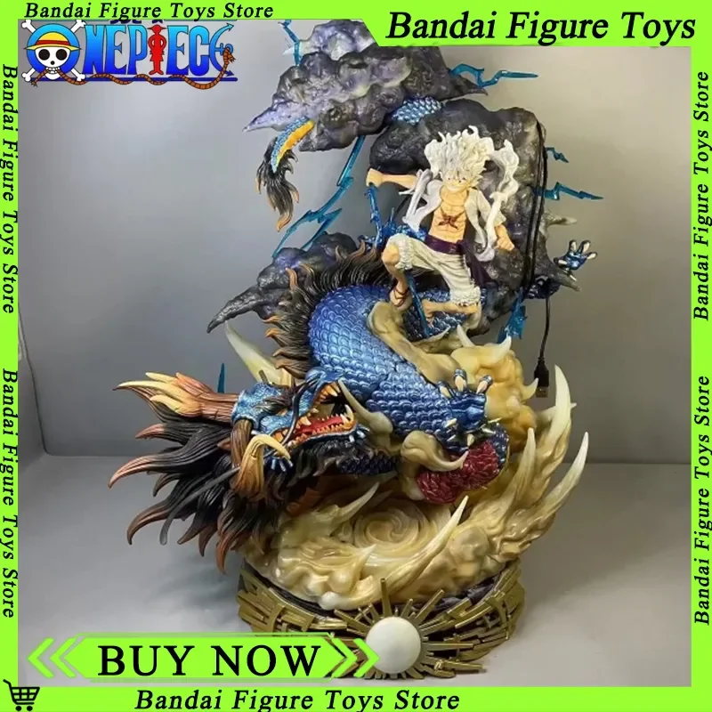 Figura de anime Luffy y Kaidou para colección de One Piece