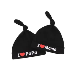 Gorro de algodón para bebé recién nacido liso, primavera y verano