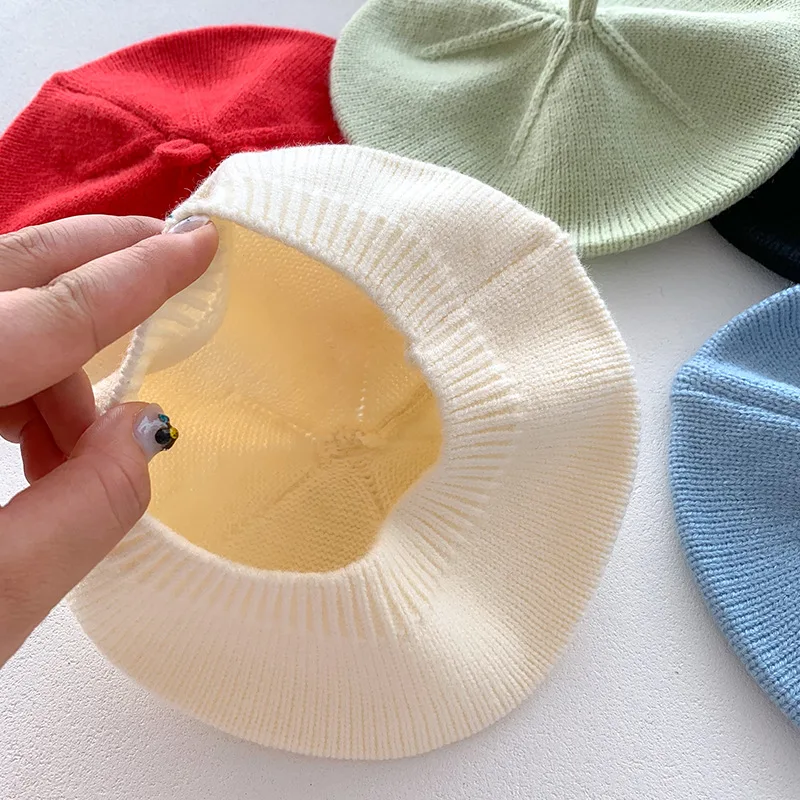 Gorro boina tejido para bebé de abrigo otoño-invierno - imagen 5