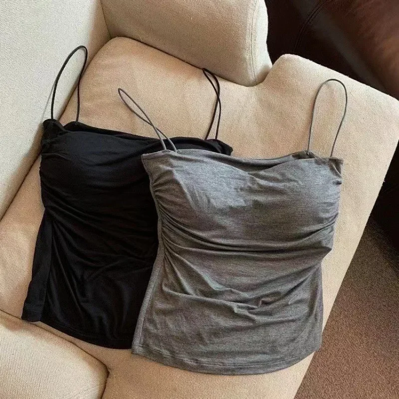 Pure Desire Summer Spice Girls top plisado de tirantes finos mujer - imagen 4