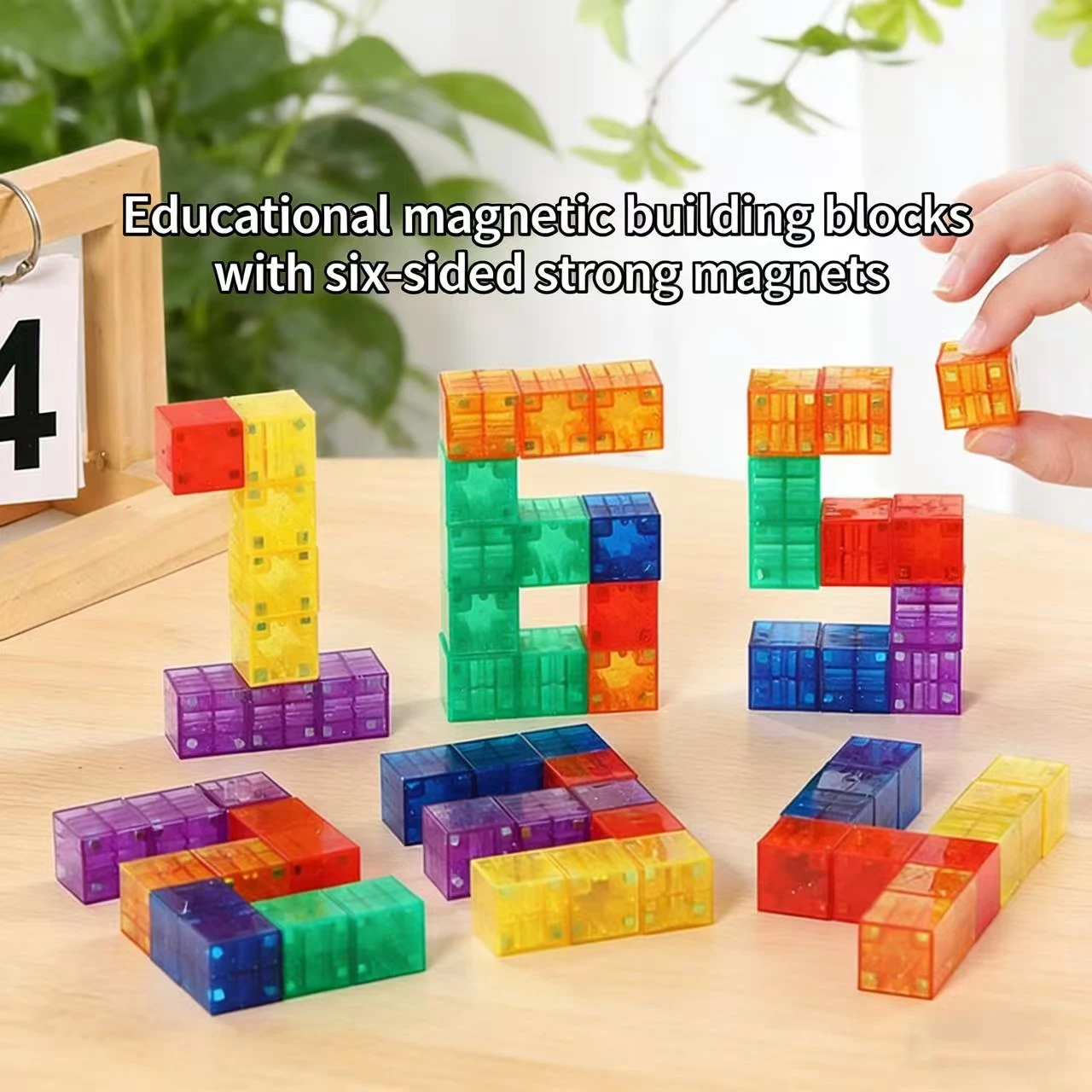 Bloques de construcción magnéticos educativos STEM para niños - imagen 4