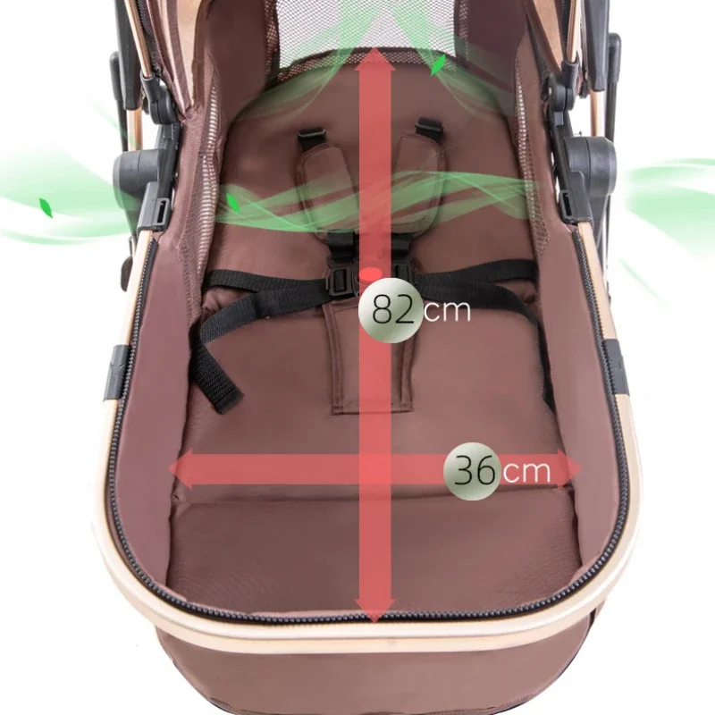 Carrito de bebé reversible para recién nacido, sistema modular - imagen 5