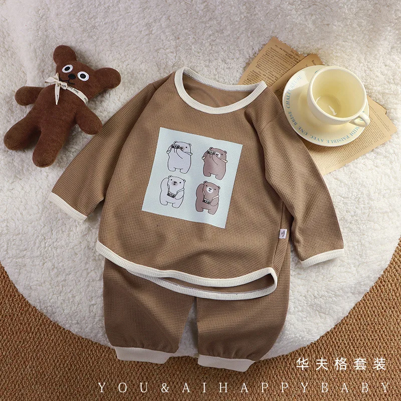 Conjunto de bebé informal con sudadera y pantalón deportivo - imagen 2