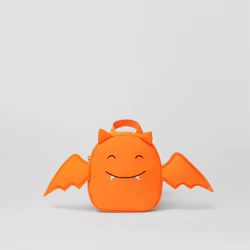 Mochila escolar Halloween naranja ligera para niños