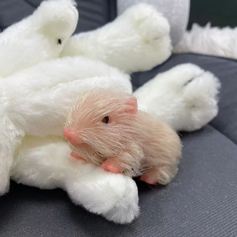 Muñeca Reborn lechón silicona – Realista mini cerdito para bebé - imagen 4