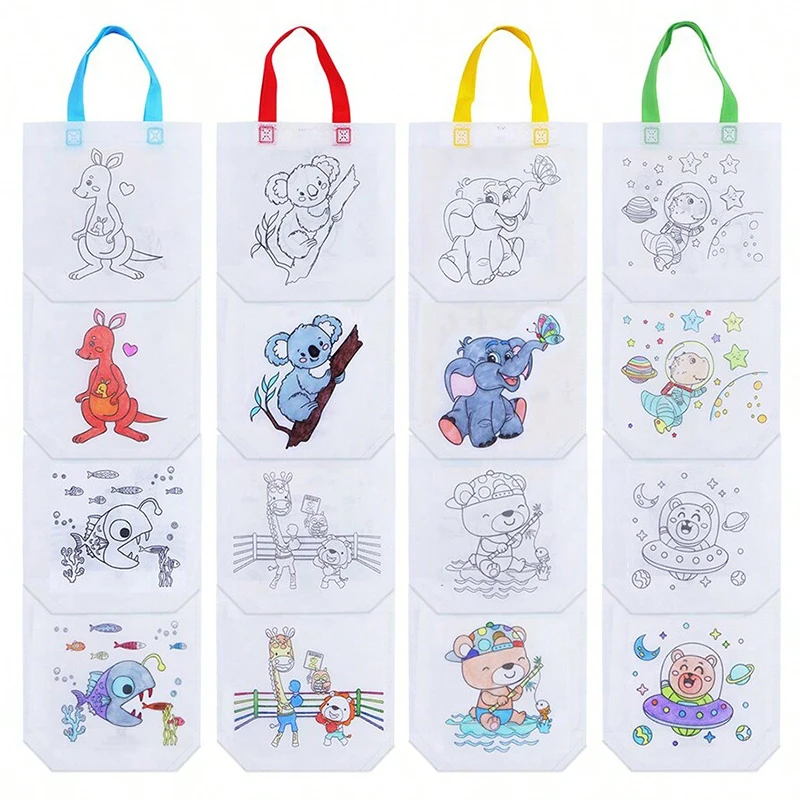 Bolsa de almacenamiento para suministros de pintura en uso