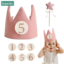 Conjunto de fiesta infantil con sombrero, diadema con corona y varita